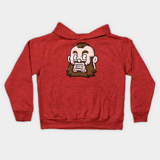 ZANGIEF Kids Hoodie by a cat cooking